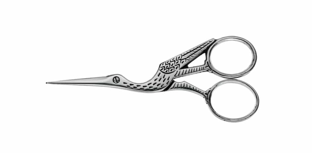 Stork Embroidery Scissors