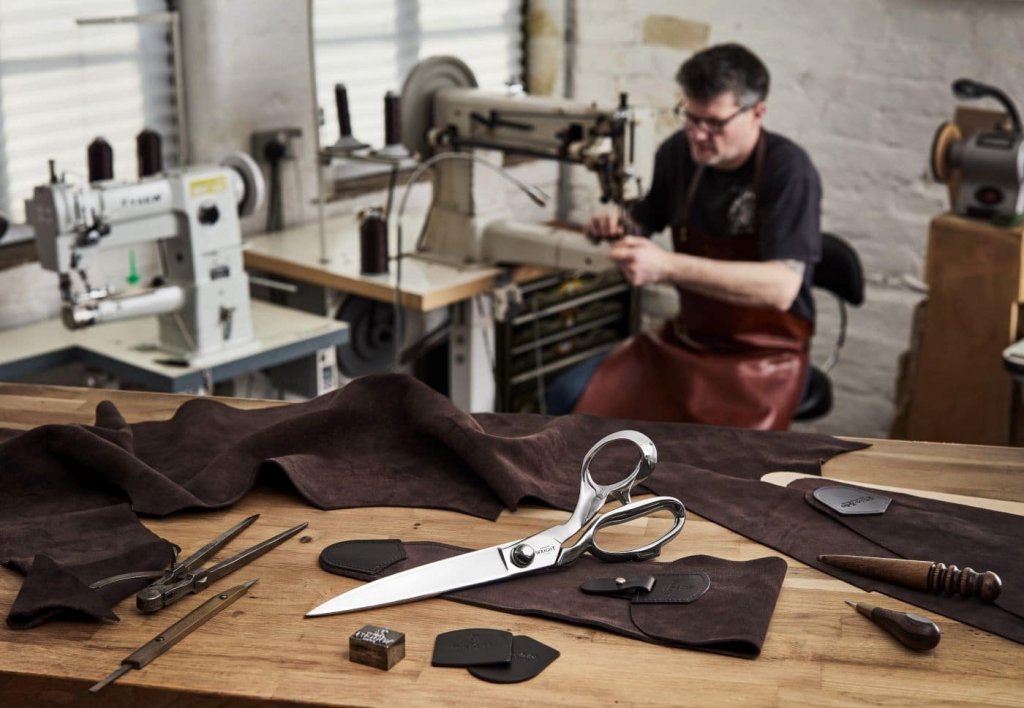 13 inch Classic Tailor Shears, made in Sheffield by Ernest Wright.