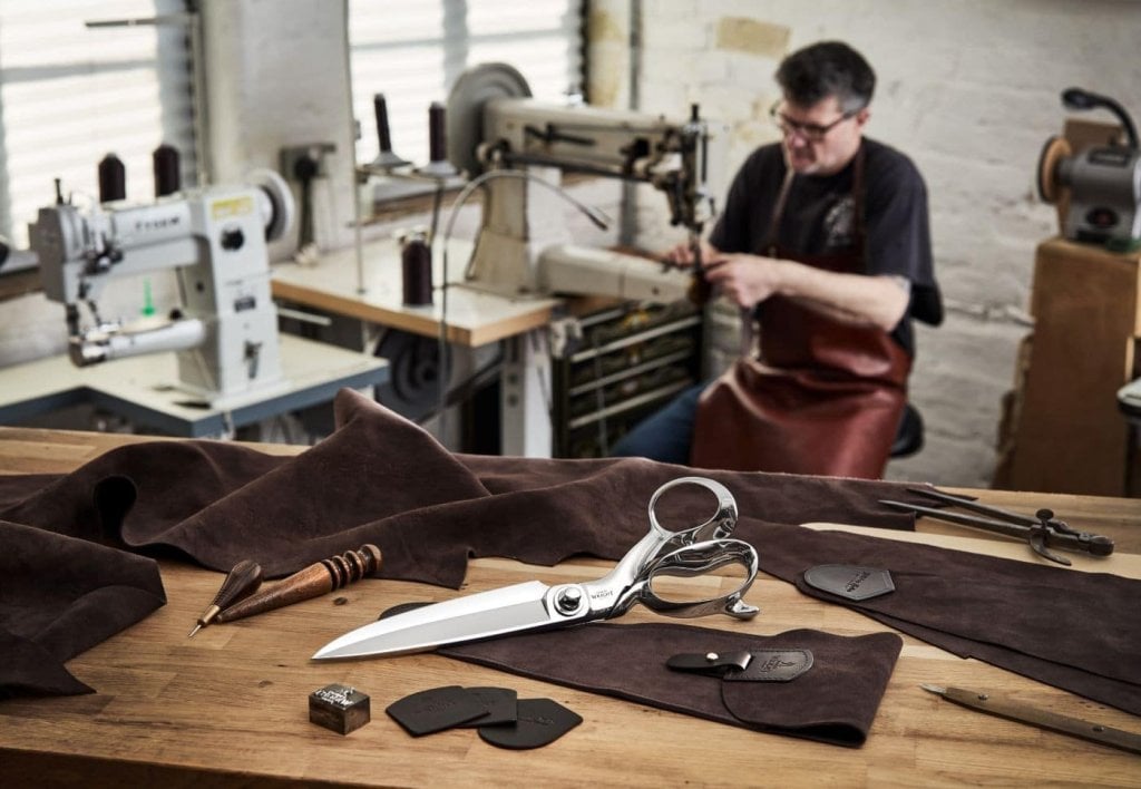13 inch Heritage Tailor Shears, made in Sheffield by Ernest Wright.