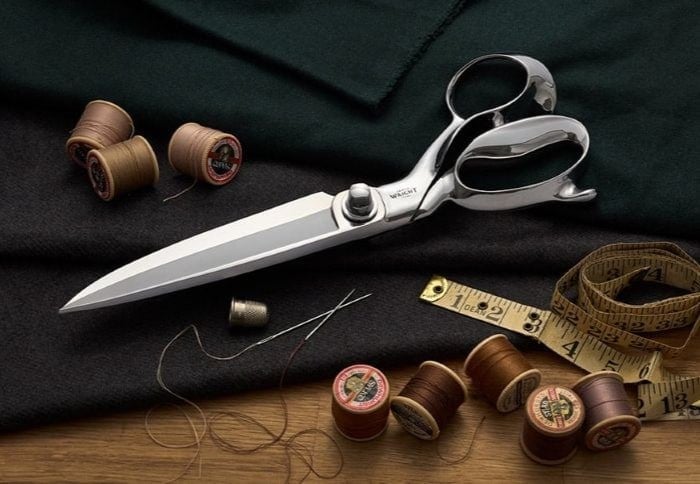 13 inch Heritage Tailor Shears, made in Sheffield by Ernest Wright.