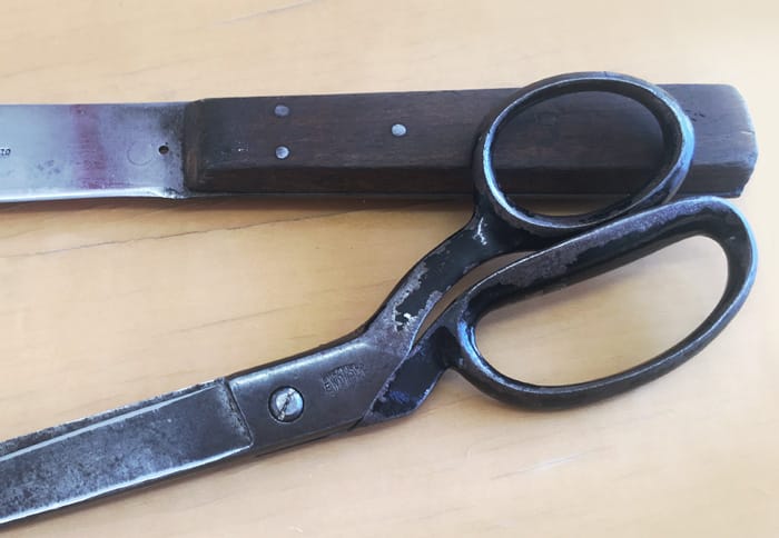 Giving old scissors a new lease of life