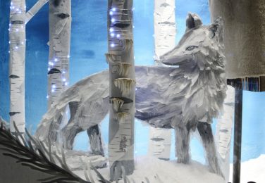 Ruby Fox artist installation